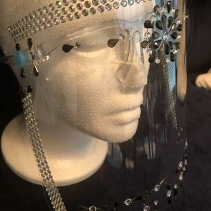 Blinged face shield